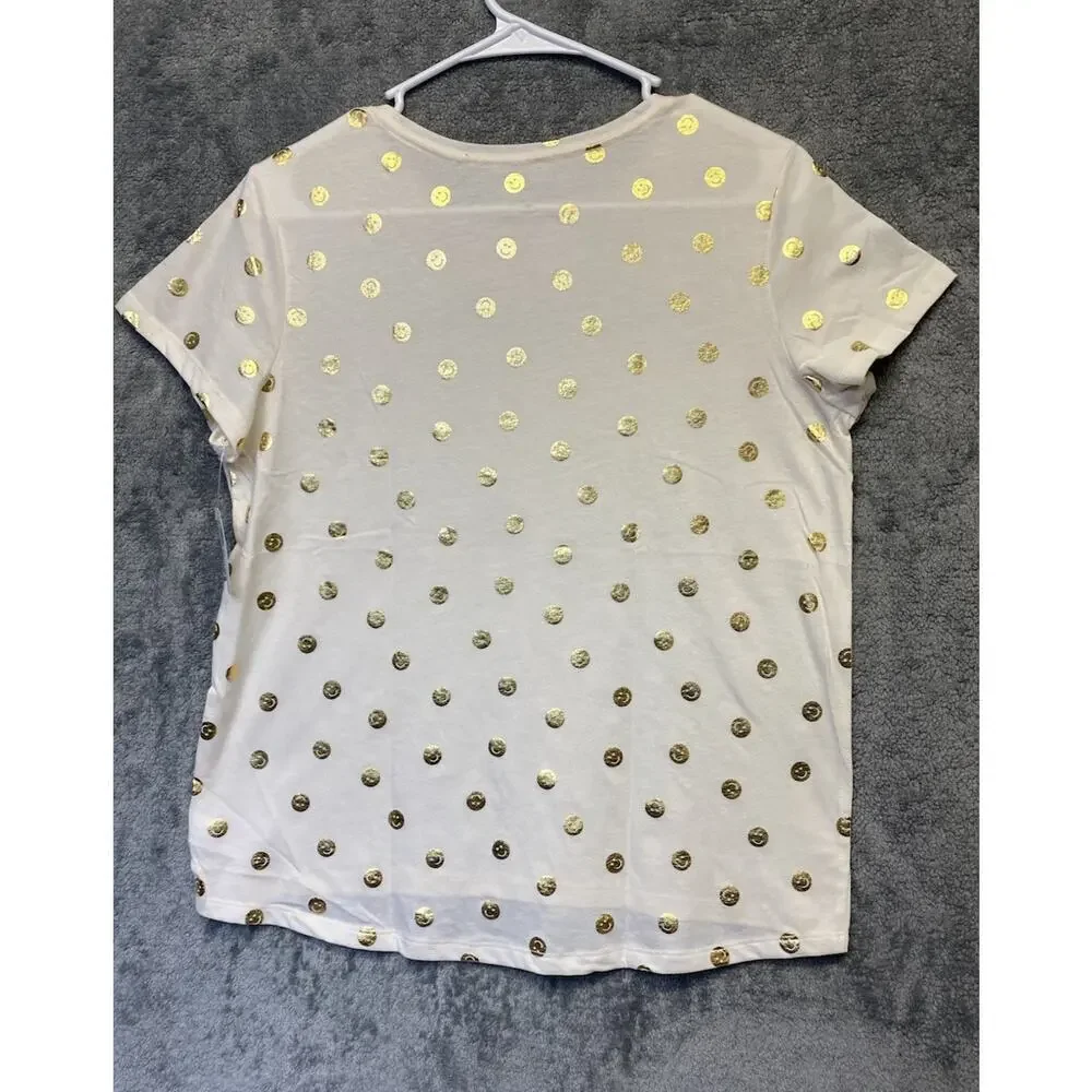 Old Navy Girls Plus Softest Smiley Face Tee XXL 18 NWT